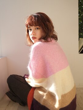 アミリ 代官山(AmiLi) デザインカラー/オリーブベージュ/ウエットヘア【代官山】