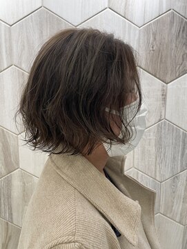 ビューティドレッセヤマノ 池袋パルコ(Beauty Dresse YAMANO) 【白髪ぼかし】30代40代50代ボブ/パーマ/ハイライト