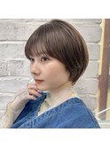 小顔ショート/マッシュショート/似合わせカット/ショートヘア