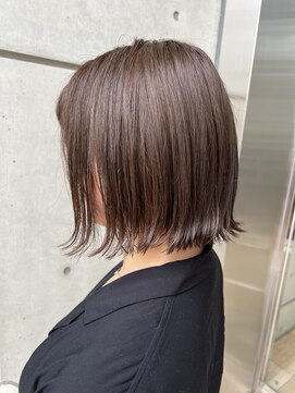 バディヘア ルーツ(BUDDY HAIR ROOTS) ショートボブ×アッシュグレージュ