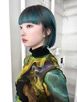 レコ 渋谷(LECO)&nbsp;ワイドバングのルーツカラー