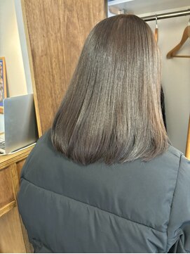 コニー アンド リリー(conne&riri) 【お客様スタイル】初めてのヘアカラー×透明感グレージュ