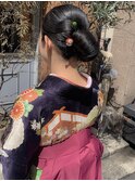 横浜／卒業式／アレンジ／横浜駅近/着付け