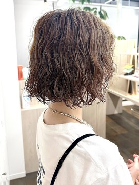 サロンドジョー(salon de joe) ボブパーマプードルパーマレイヤーパーマニュアンスパーマ奥東