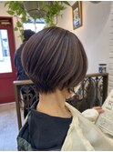 前下がりレイヤーボブ