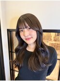韓国ローレイヤー×艶髪×グレージュ