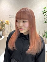 ジーニー 横浜(giinii)&nbsp;横浜/レイヤー/ダブルカラー/オレンジ