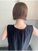 ボブ　ミルクティーベージュ　ダブルカラー　横浜