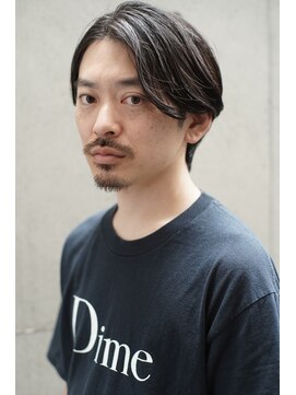 レジュアル(RESSUAL) かき上げヘア　ニュアンスマッシュ　サイドパート　ビジネス