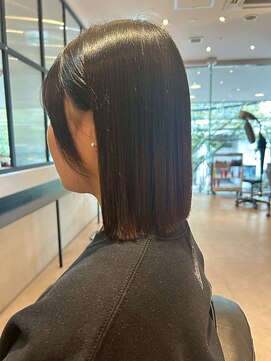 ダブル(W) 髪質改善/縮毛矯正/美髪/艶髪/ストレート/ミディアム