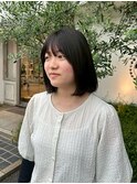 艶髪ストレート/髪質改善/美髪ケア/ナチュラルボブ
