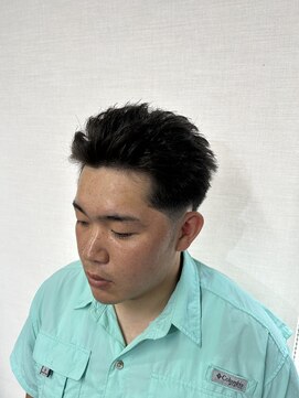 カズヘア 段原店(Kazu Hair) ショートオールバック