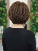 40-50代にオススメ★大人のふんわりレイヤーボブ