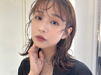 サンク(SANC)の写真/トレンド×似合わせどちらも叶える。"抜け感"ナチュラルなのに今っぽいhairに。