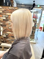 ルーナヘアー(LUNA hair)&nbsp;ダブルカラーブリーチリタッチ10代20代30代ボブケアブリーチ