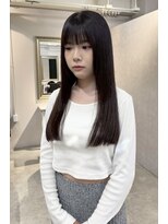 ソワンドゥブレスシエン 堀江店(soin de brace CIEN)&nbsp;韓国前髪顔周りロング×レイヤーグレージュ[堀江/髪質改善]