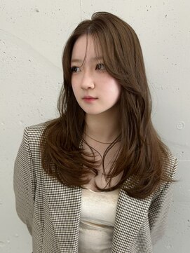 シーク 天神(SEEK) ベージュ/ベージュカラー/レイヤー/レイヤーカット