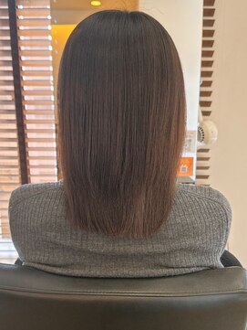 【105.カラー×髪質改善】縮毛矯正・白髪染め・ショートカット♪