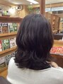 SiS ヘアメイク カット+パーマ大きめカールのナチュラルなスタイル