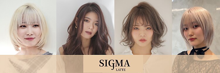 シグマラテ(SIGMA LATTE)のサロンヘッダー