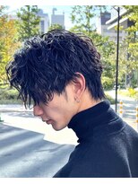 アストラ(ASTRA)&nbsp;MEN’S HAIR/波巻きツイストスパイラル/リバースセンターパート