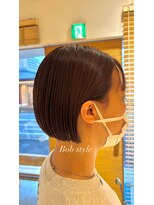 オーガニックエコ 川越(organic+eco)&nbsp;20代30代/ミニボブ/ナチュラルカラー/小顔カット/大人ヘア