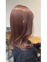 ヘアメイク ゼロサンヨンゴ(Hair Make 0345)&nbsp;【大宮0345】ハイトーンカラー×ピンクベージュ