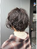 ショートパーマくせ毛ゆるふわパーマスパイラル