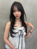 ロンドルーチェ 心斎橋(Lond luce)&nbsp;ダークパープル×ナチュラルショート［髪質改善/縮毛矯正］