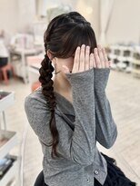 ヘアメイクアンドセットサロン リッコ(Hair make&set salon Ricco)&nbsp;サイド編み下ろし