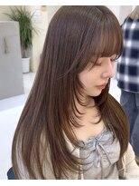 ラ ポルト ドゥ サワ(La Porte de SAWA)&nbsp;韓国風シースルーバング×艶ロング