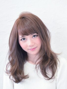 ナイン(hair produce NINE) 大人かわいいゆる巻きセミディ☆