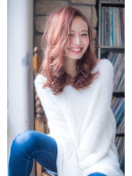 ロンド 銀座(Lond) 【Lond】 光に透けるピンクカラー＋ラフウェーブ♪