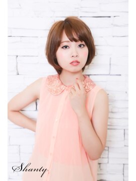美容室 シャンティ SHANTY フェミニンショートボブ