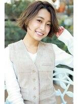 ラフィス ヘアー ピーチ 岡山店(La fith hair peach) 【La fith 】切りっぱなしショートボブ