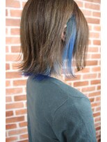 シュガービー(SUGAR-B)&nbsp;【SUGAR-B】外はねボブ＆ブルーインナーカラー２