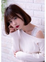 ヘアーアートシフォン 川口東口店(hair art chiffon)&nbsp;チョコレートアッシュor大人ガーリーのプリカールスタイル