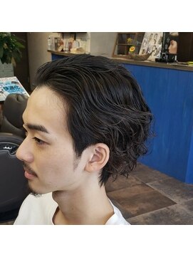 窪塚洋介風 オールバックパーマ L ヘリテイジ Heritage のヘアカタログ ホットペッパービューティー