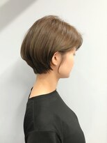 ジーナ 渋谷駅前(Zina)&nbsp;小顔オリーブカラーボブルフハイライトカラークールショート