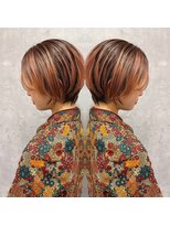 ステラ(stella)&nbsp;ピンクバレイヤージュ×ショート【和田常経】