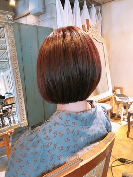 髪質改善と縮毛矯正の専門店 サンティエ(scintiller) 大人可愛い　小顔ナチュラルボブ30代40代50代　鹿児島中央