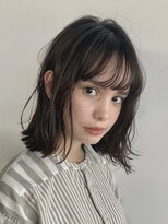 ナヌークカフラ(nanuk kafla)&nbsp;【nanuk takabayashi】薄めバング　xチョコレートモーヴカラー