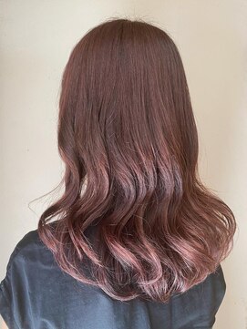 ウィスプ 赤羽店(wisp) ブリーチなしラベンダーピンク♪*。