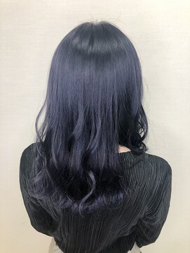 エヌプラス(N+) ヨシンモリスタイル×透明感ネイビーバイオレットダークアッシュ