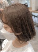 イルミナ×ボブ/ショート/ブラウンベージュ/ナチュラルカラー
