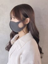 アイティー バイ アルバム 浦和店(IT by ALBUM)&nbsp;顔まわりカットナチュラルロング_グレージュカラーボブ_ba404551