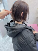 ロンド レア 天神大名店(Lond Le’a)&nbsp;ダブルカラー/インナーカラー/イヤリングカラー/顔まわり/ボブ