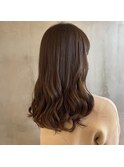 大人可愛いグレージュヘア♪