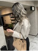 バレイヤージュ、ハイライト、ショコラアッシュ、グレージュ