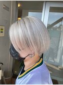 ダブルカラーホワイトベージュカラーケアブリーチハイトーン韓国
